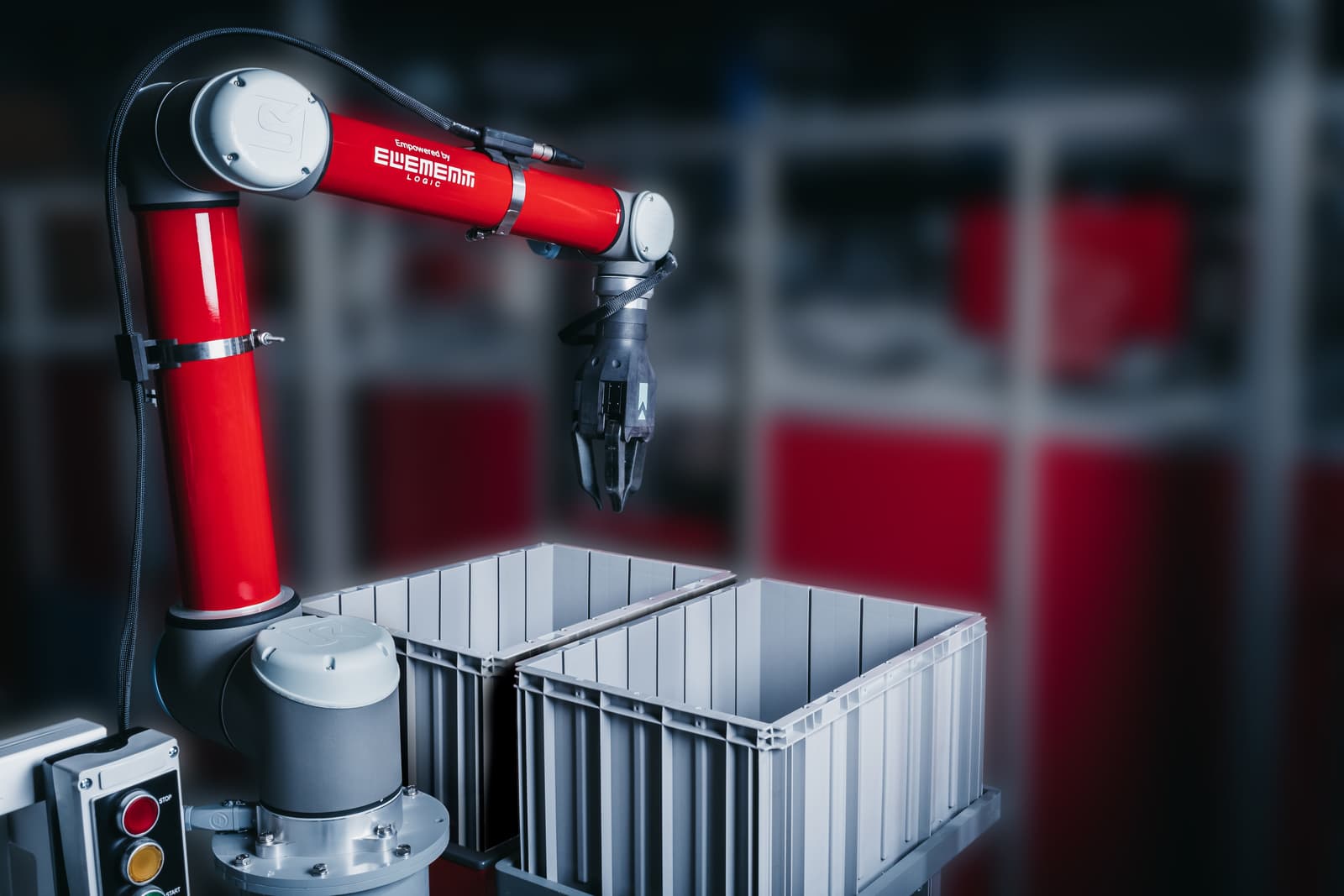robot de picking unitario conectado a un almacén AutoStore